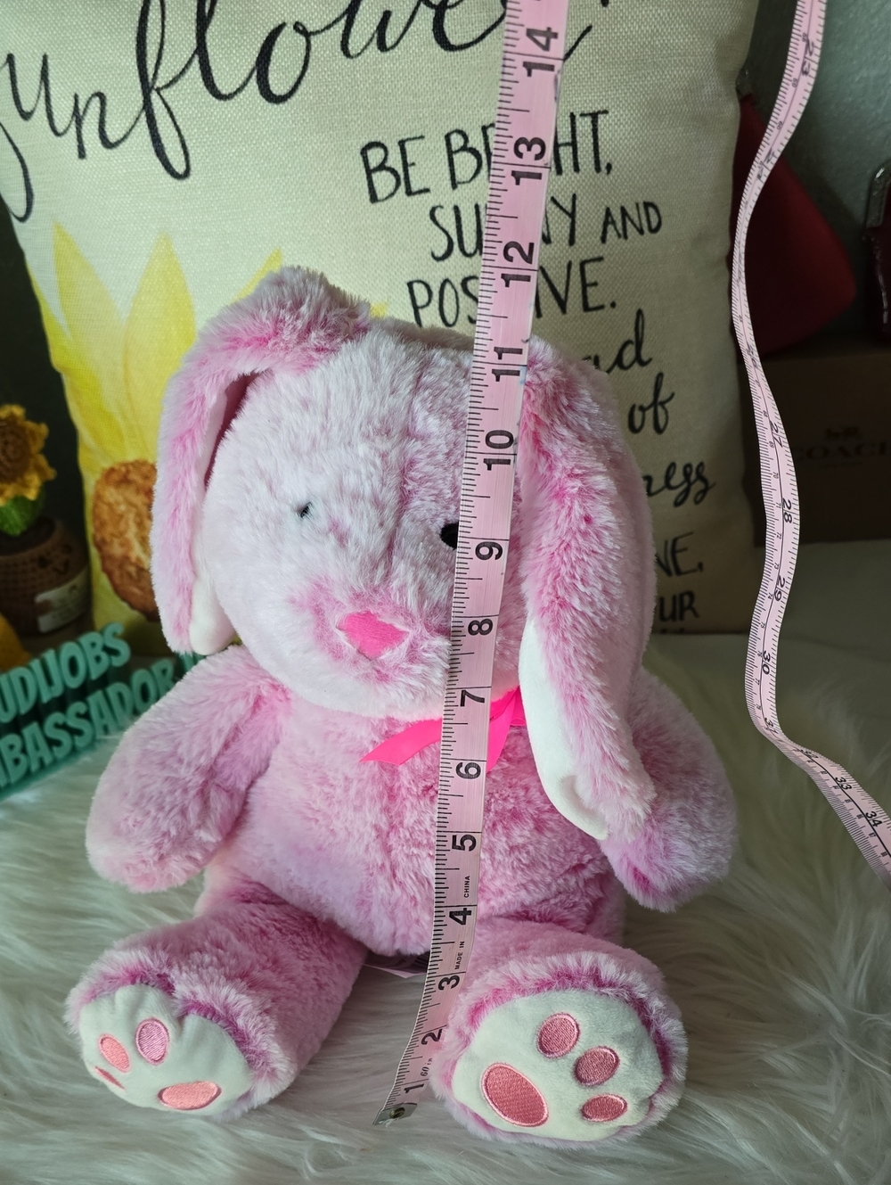 Pink Rabbit Plush Toy - Picture 7 of 7